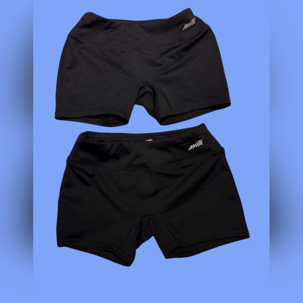 Avia 2pk Athletic Girl Shorts Sz S